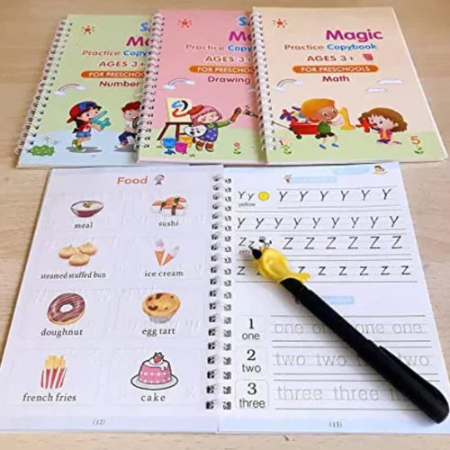 Sank Magic Practice Copy+books - (Pack of 4books)