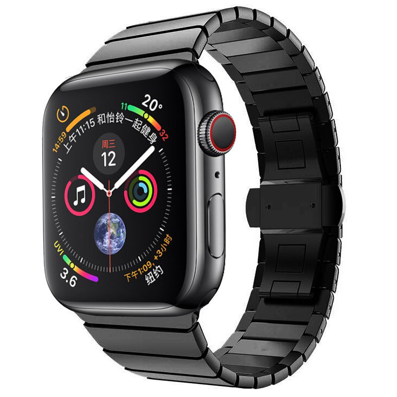 Compatible with Apple , Stainless Steel Watch Band Apple Watch Metal Chain Type